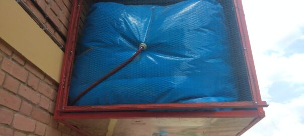 Stockage de 2 m3 en train de se remplir